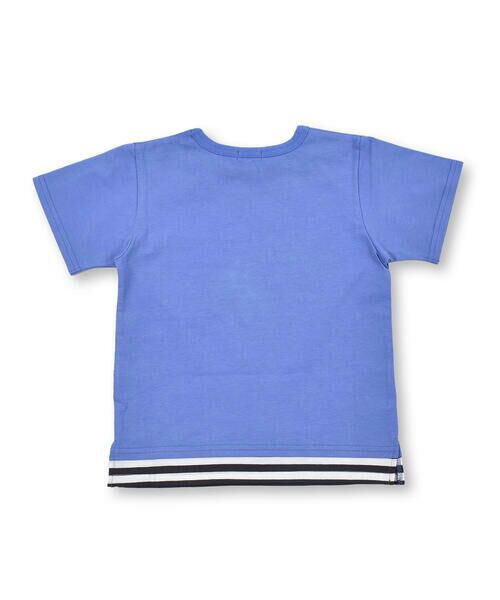 BeBe / べべ Tシャツ | レイヤード風 ボーダー ポケット 半袖 Tシャツ （90〜150cm） | 詳細1