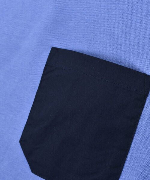 BeBe / べべ Tシャツ | レイヤード風 ボーダー ポケット 半袖 Tシャツ （90〜150cm） | 詳細3