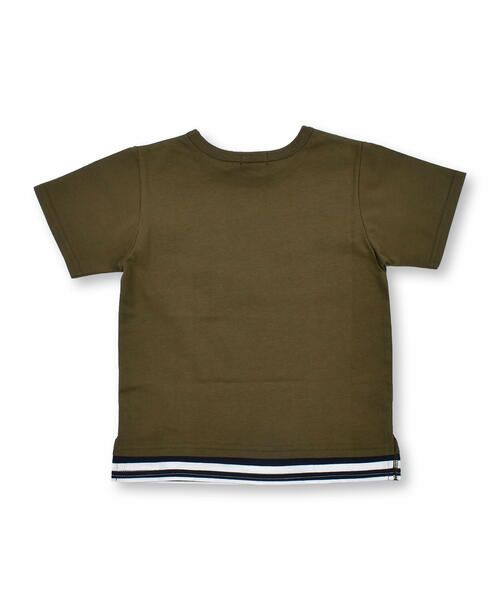 BeBe / べべ Tシャツ | レイヤード風 ボーダー ポケット 半袖 Tシャツ （90〜150cm） | 詳細5