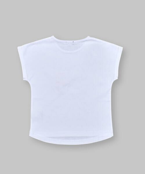 BeBe / べべ Tシャツ | マーメイド ロゴ プリント フリル リラックス 半袖 Tシャツ （90〜150cm） | 詳細1