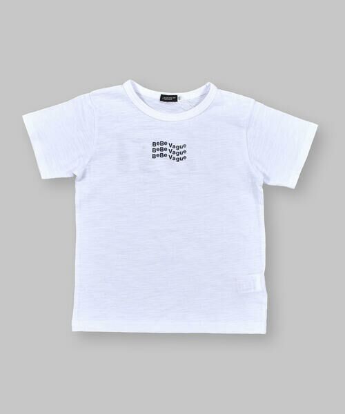 BeBe / べべ Tシャツ | 1971 ロゴ ウェーブ プリント 半袖 Tシャツ （90〜150cm） | 詳細1