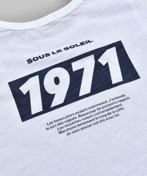BeBe / べべ Tシャツ | 1971 ロゴ ウェーブ プリント 半袖 Tシャツ （90〜150cm） | 詳細4