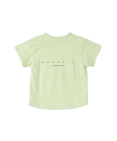 BeBe / べべ Tシャツ | コットン USA BIG 裾 ラウンド ロゴ プリント 半袖 Tシャツ （90〜140cm） | 詳細14