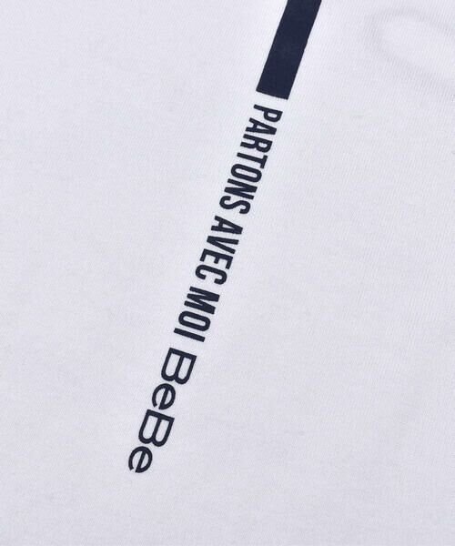 BeBe / べべ Tシャツ | 飛行機 シルエット ロゴ プリント 長袖 Tシャツ ロンT （80~150cm） | 詳細10