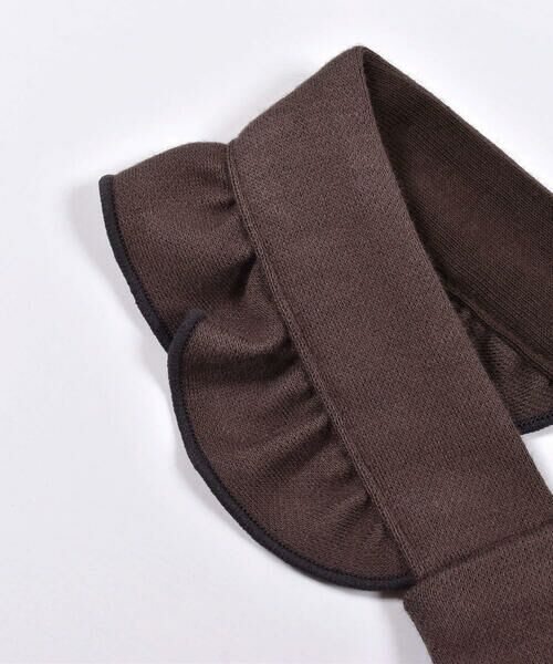 BeBe / べべ セットアップ | スカラップ刺繍 ポケット フリル スウェード ポンチ エプロン ジャンパースカート ベビー （80~90cm） | 詳細4