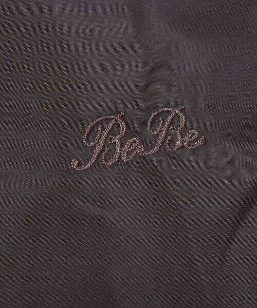 BeBe / べべ ブルゾン | BeBe ロゴ刺繍 取り外し可能 フード付き ピーチ起毛 タフタ ブルゾン (90~150cm) | 詳細19