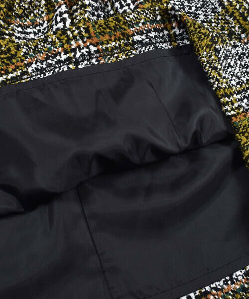 BeBe / べべ スカート | ループヤーン チェック パール ボタン ジャンパースカート (90~140cm) | 詳細20