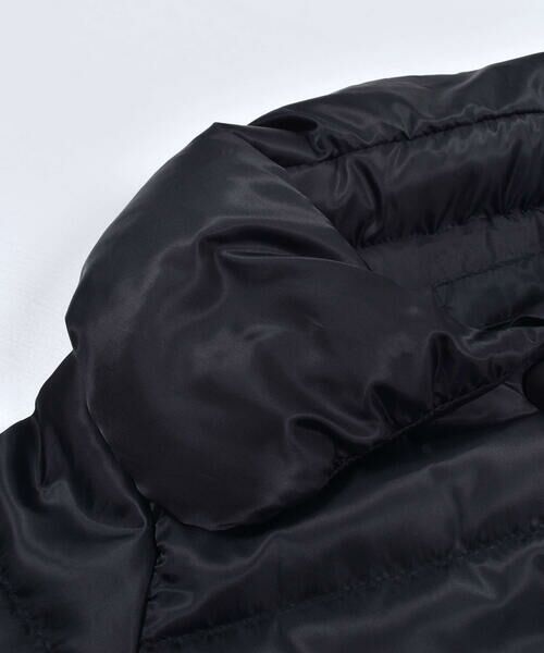 BeBe / べべ テーラードジャケット | 【 撥水加工 】重ね着風 リブ袖 中綿 ショート ジャケット (100~150cm) | 詳細9