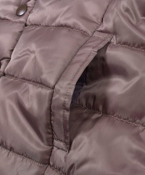 BeBe / べべ テーラードジャケット | 【 撥水加工 】重ね着風 リブ袖 中綿 ショート ジャケット (100~150cm) | 詳細18