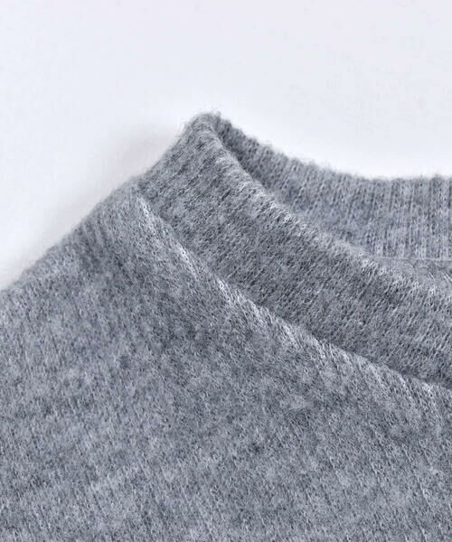 BeBe / べべ ニット・セーター | パール 付き ボリューム スリーブ リブ 起毛 トップス (100~150cm) | 詳細11