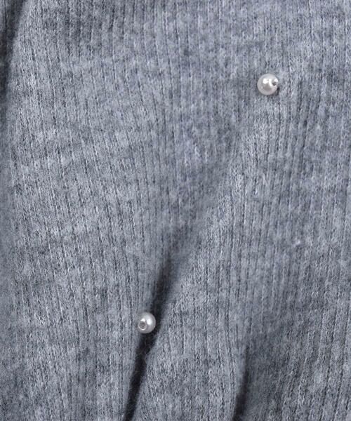 BeBe / べべ ニット・セーター | パール 付き ボリューム スリーブ リブ 起毛 トップス (100~150cm) | 詳細13