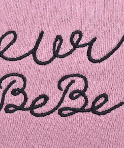 BeBe / べべ トップス | キラキラ スパンコール フラワー 刺繍 長袖 トレーナー (100~150cm) | 詳細9