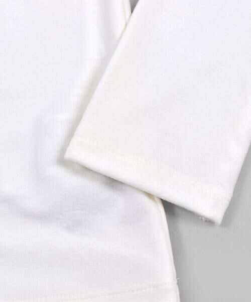 BeBe / べべ Tシャツ | 日本製 ミップ ストレッチ スウェード フリル ハイネック Tシャツ (80~150cm) | 詳細4