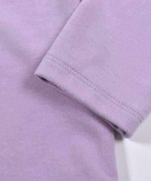 BeBe / べべ Tシャツ | 日本製 ミップ ストレッチ スウェード フリル ハイネック Tシャツ (80~150cm) | 詳細15