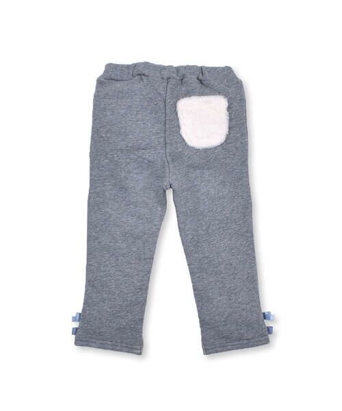 BeBe / べべ パンツ | ポケット ファー 裾 リボン レギンス パンツ ベビー (80~90cm) | 詳細9