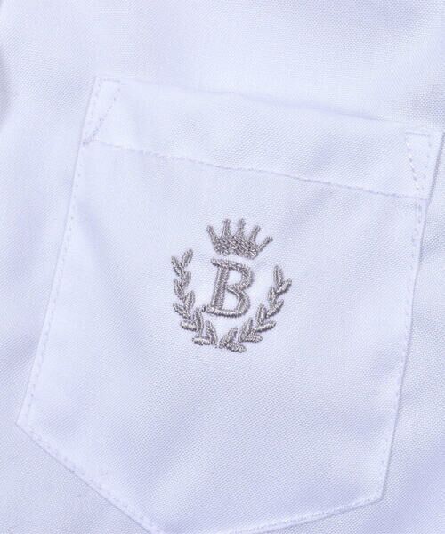BeBe / べべ その他トップス | フォーマル ロゴ 刺繍 オックス シャツ (110~130cm) | 詳細5