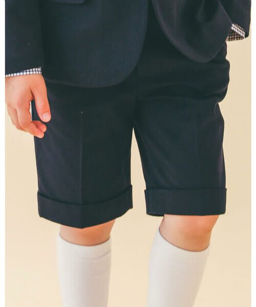 フォーマル モクロディ 裾 ダブル ハーフパンツ (110~130cm) （パンツ）｜BeBe べべ ファッション通販  タカシマヤファッションスクエア
