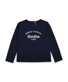 BeBe ロゴ パッチワーク Ｔシャツ (100~150cm)