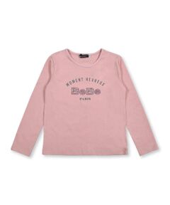 BeBe ロゴ パッチワーク Ｔシャツ (100~150cm)