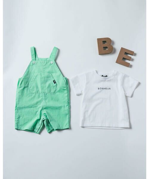 BeBe / べべ その他 | BOY ベビー 3点 セット Tシャツ オーバーオール ソックス （80~90cm） | 詳細11