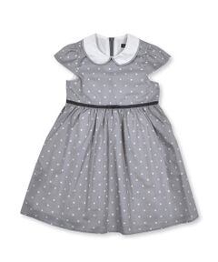 BeBe / べべ ワンピース | 日本製 丸襟 ドット ワンピース (100~140cm)