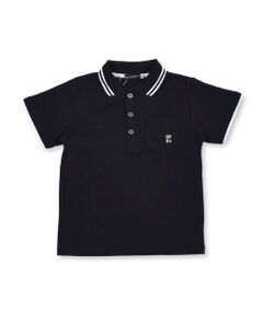 BeBe / べべ ポロシャツ | クール ＋ ライン 襟 カノコ ポロシャツ (80~140cm)