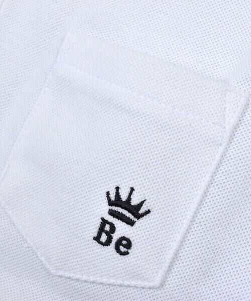 BeBe / べべ ポロシャツ | クール ＋ ライン 襟 カノコ ポロシャツ (80~140cm) | 詳細3