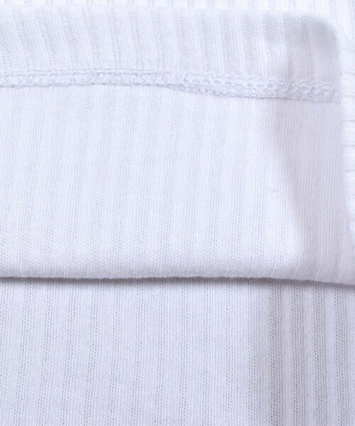 BeBe / べべ Tシャツ | プチ ネック 袖 リボン スムース Tシャツ (90~140cm) | 詳細7