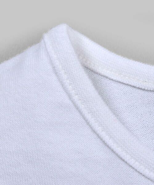 BeBe / べべ Tシャツ | コットン USA ドット チュール ロゴ 刺繍 Tシャツ (90~150cm) | 詳細3