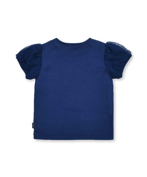 BeBe / べべ Tシャツ | コットン USA ドット チュール ロゴ 刺繍 Tシャツ (90~150cm) | 詳細9