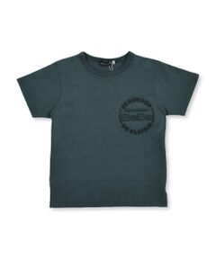 コットン USA ゴシック ロゴ プリント Tシャツ (90~150cm)