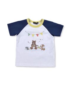 演奏会 アニマル プリント 配色 Tシャツ ベビー (80~90cm)