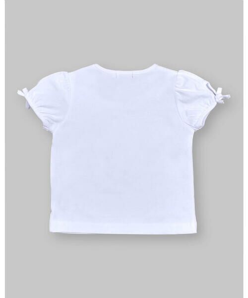 BeBe / べべ その他トップス | 水彩 ことり プリント リボン 袖 Tシャツ ベビー (80~90cm) | 詳細2