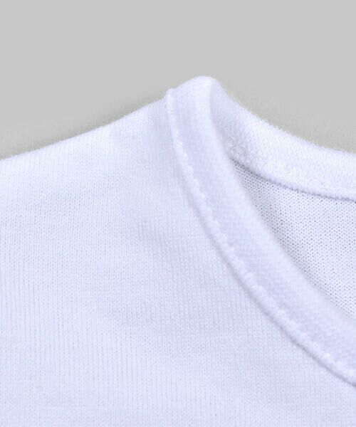 BeBe / べべ その他トップス | 水彩 ことり プリント リボン 袖 Tシャツ ベビー (80~90cm) | 詳細3