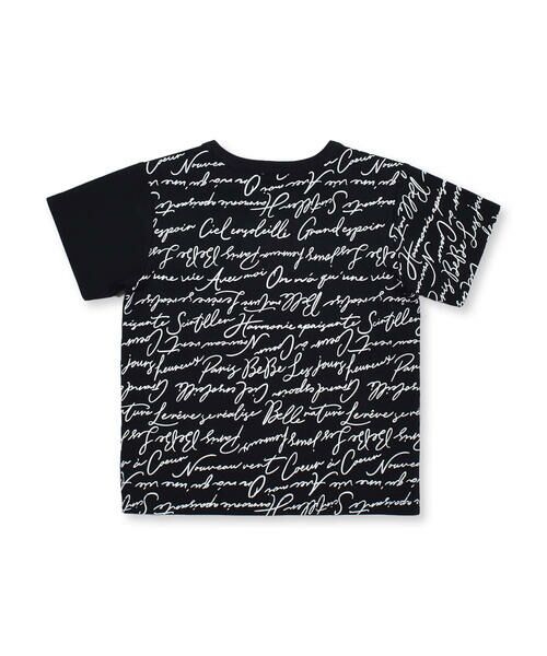 BeBe / べべ Tシャツ | 【 お揃い 】 グラフィカル ロゴ プリント コットン ポンチ Tシャツ (90~150cm) | 詳細6