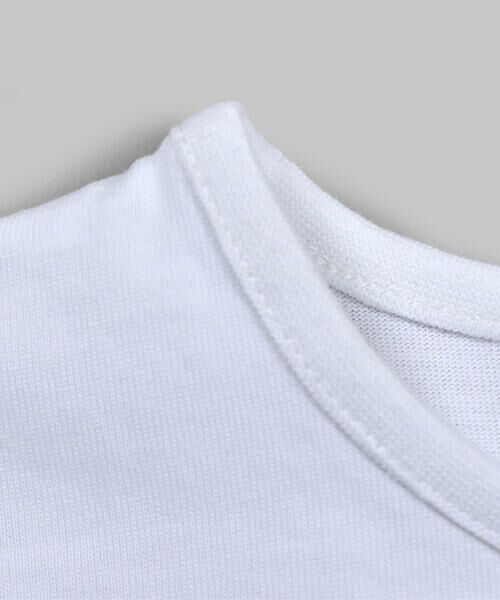 BeBe / べべ Tシャツ | カバリエレ ・ アズーロ ポピー フラワー プリント リボン Tシャツ (90~150cm) | 詳細11