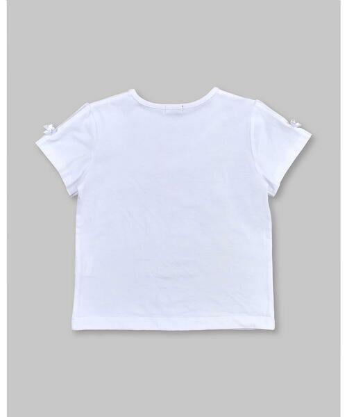 BeBe / べべ Tシャツ | 水彩 フラワー プリント チュール バタフライ Tシャツ (80~150cm) | 詳細9