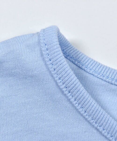 BeBe / べべ Tシャツ | コットン 水彩 花 ロゴ 裾フリル Tシャツ (90~150cm) | 詳細12
