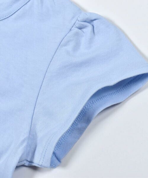 BeBe / べべ Tシャツ | コットン 水彩 花 ロゴ 裾フリル Tシャツ (90~150cm) | 詳細13