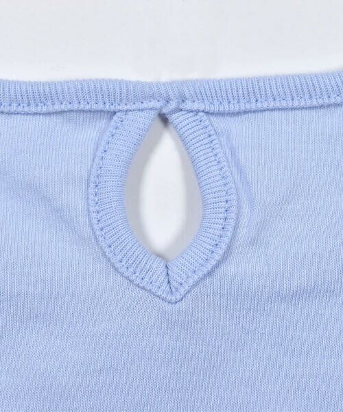 BeBe / べべ Tシャツ | コットン 水彩 花 ロゴ 裾フリル Tシャツ (90~150cm) | 詳細18
