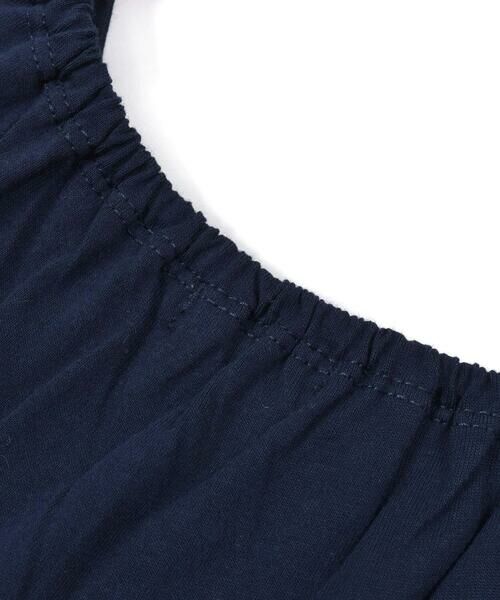 BeBe / べべ Tシャツ | コットン 花 刺繍 フリル袖 Tシャツ  (100~150cm) | 詳細7