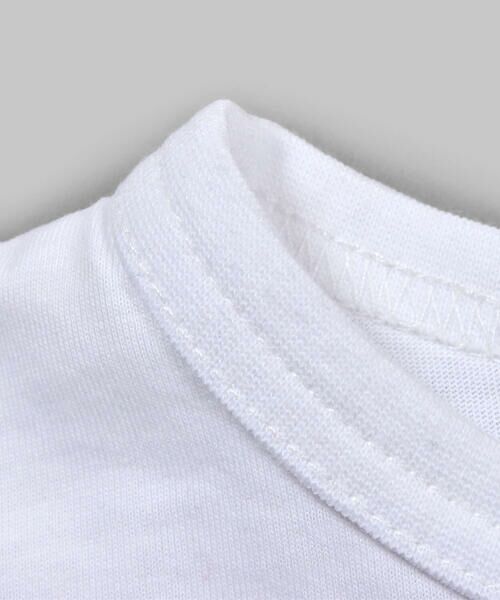 BeBe / べべ Tシャツ | チェーンステッチ レイヤード風 Tシャツ (90~150cm) | 詳細3