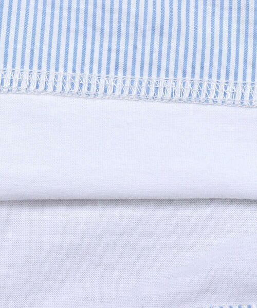 BeBe / べべ Tシャツ | チェーンステッチ レイヤード風 Tシャツ (90~150cm) | 詳細8