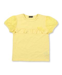 レース袖 フリル Tシャツ（90〜150cm）