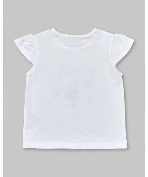 BeBe / べべ Tシャツ | ガール フラワープリント チュール Tシャツ (90~150cm) | 詳細4