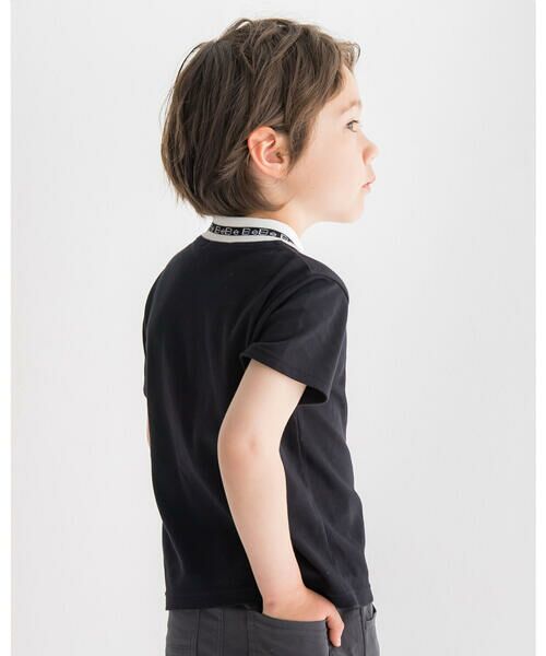 BeBe / べべ ポロシャツ | コットン ロゴ 襟 ワッペン ポロシャツ (90~150cm) | 詳細3