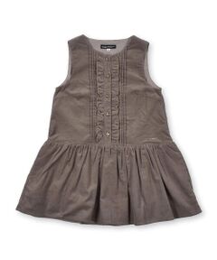 コットン シャツコール ジャンパースカート (90~150cm)