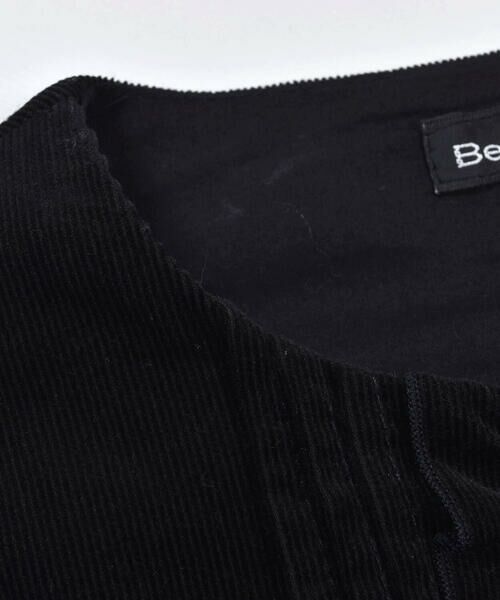 BeBe / べべ スカート | コットン シャツコール ジャンパースカート (90~150cm) | 詳細6