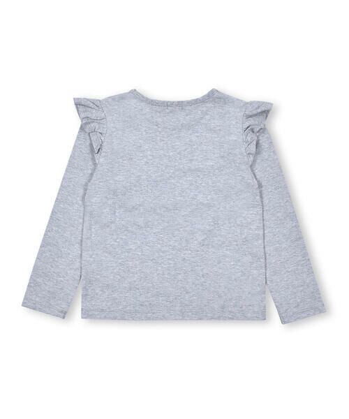 BeBe / べべ Tシャツ | 旅の風景 プリント フリル リボン Tシャツ (90~150cm) | 詳細12