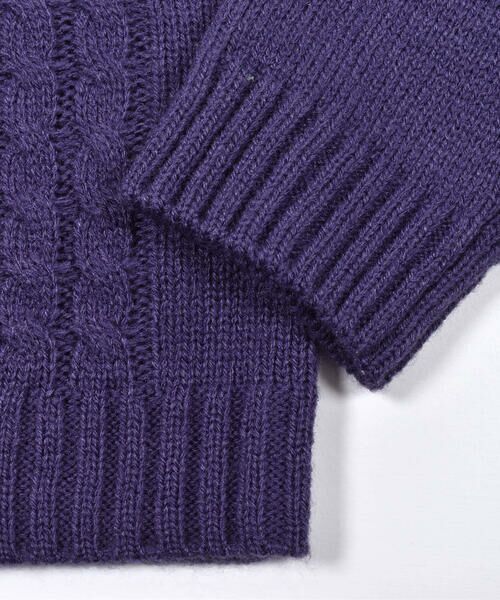 BeBe / べべ ニット・セーター | リボン 付き ケーブル 編み ニット (100~150cm) | 詳細16